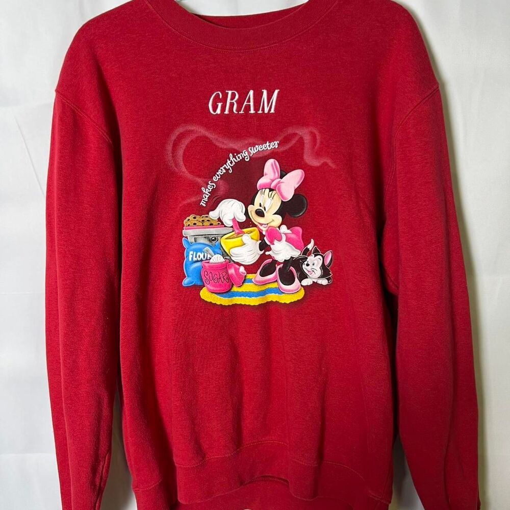 Vintage‎ 90s Disney Gram Minnie Mouse Sweatshirt y2k grandma